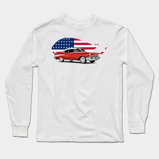 Bel Air USA Print Long Sleeve T-Shirt